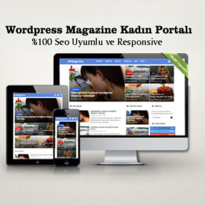 Wordpress Magazin kadın portalı teması