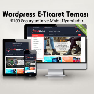 Wordpress E-Ticaret Teması