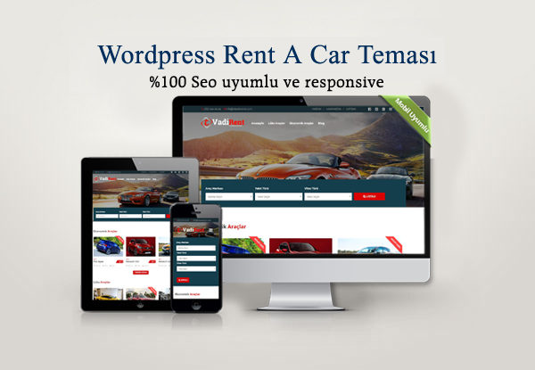 Wordpress rent a car teması
